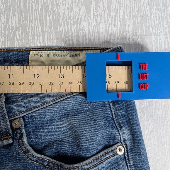 Rag & Bone Dash Skinny Jeans Womens Size 27 Blue Jeans - Picture 4 of 8